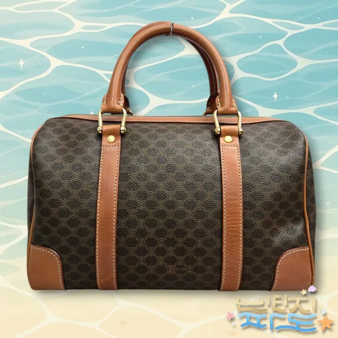 감정서O CELINE 셀린느 트리오페 머케덤 보스턴백 상품이미지3