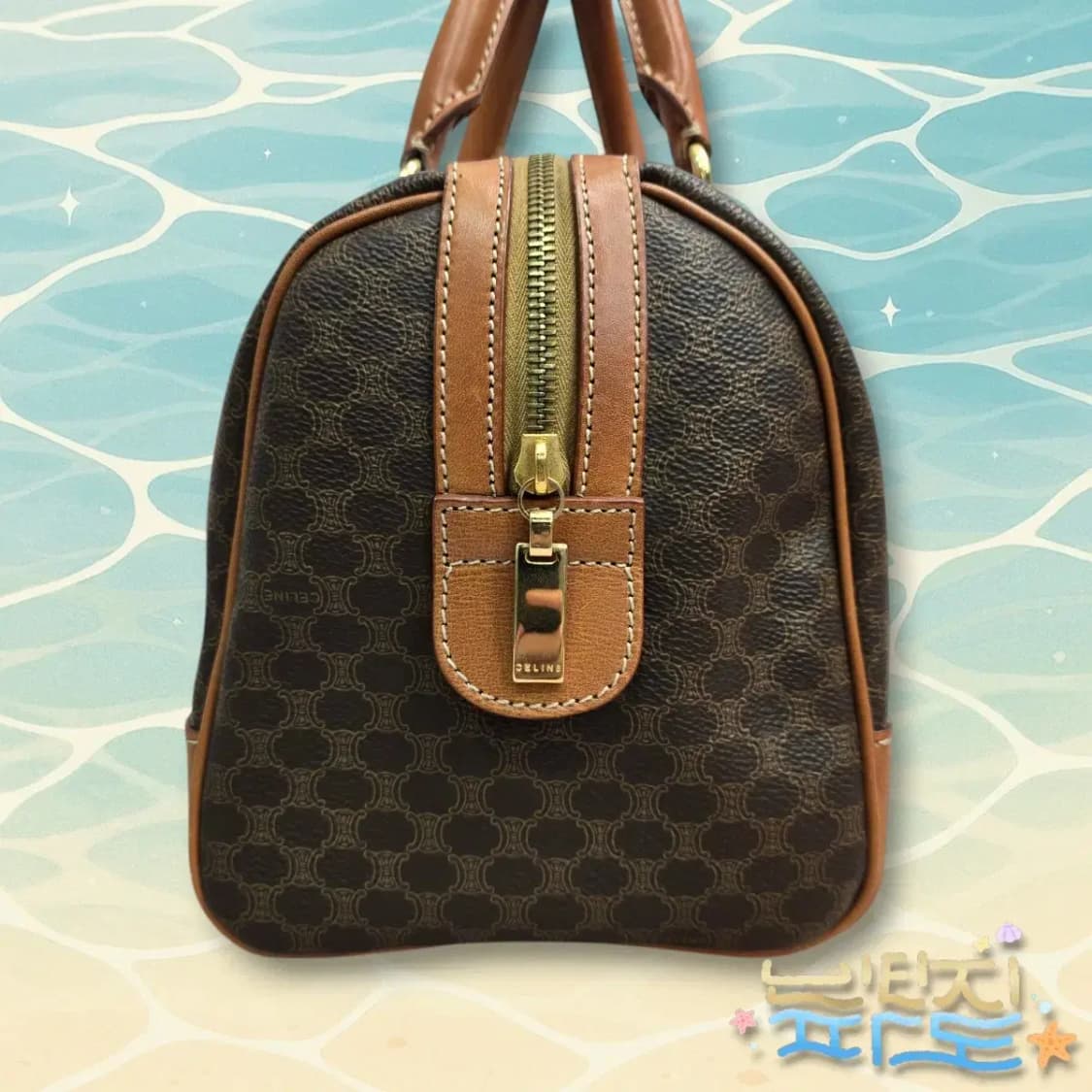 감정서O CELINE 셀린느 트리오페 머케덤 보스턴백 상품이미지4