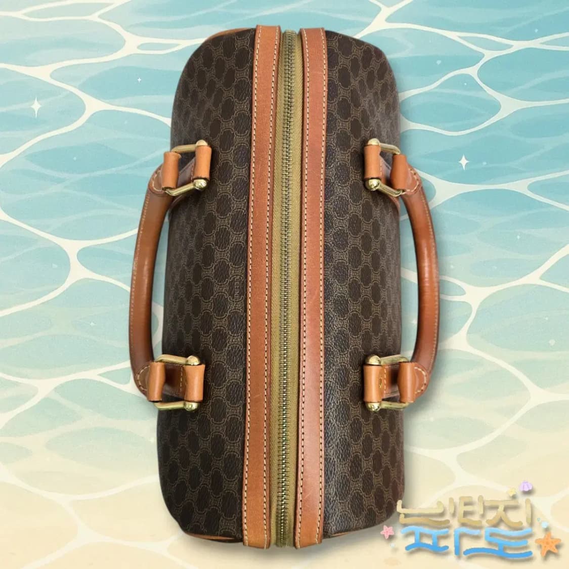 감정서O CELINE 셀린느 트리오페 머케덤 보스턴백 상품이미지5