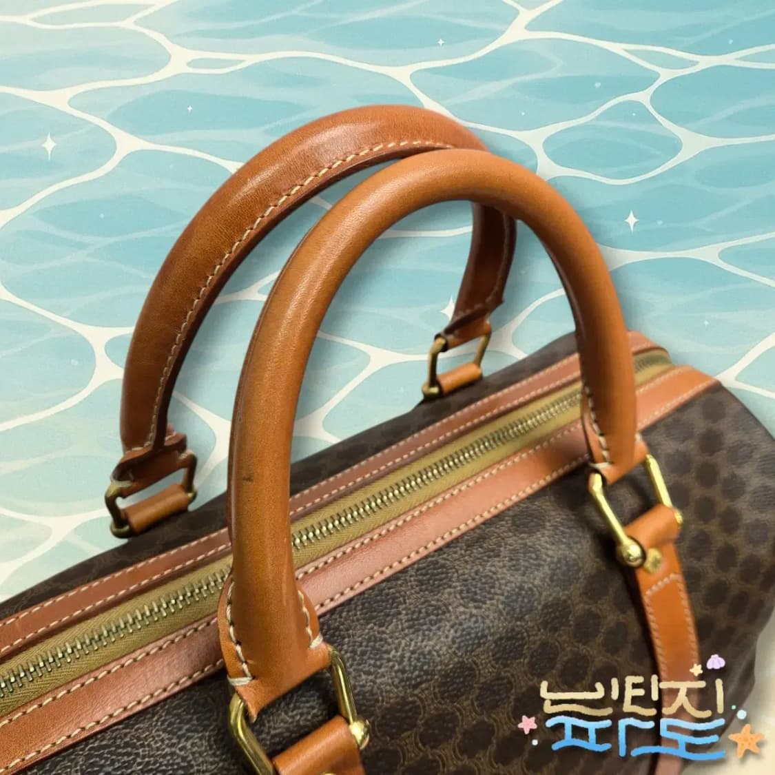 감정서O CELINE 셀린느 트리오페 머케덤 보스턴백 상품이미지6