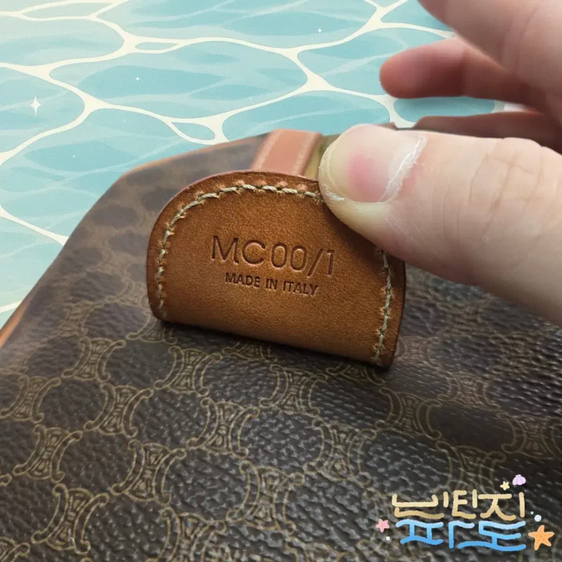 감정서O CELINE 셀린느 트리오페 머케덤 보스턴백 상품이미지8