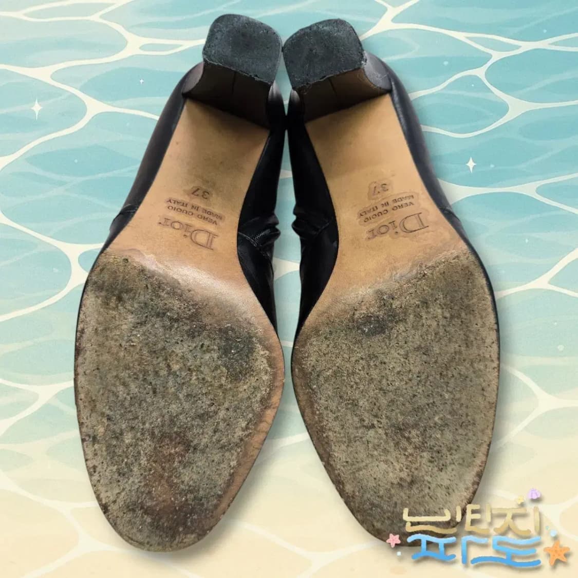 37 감정서O Dior 크리스찬디올 앵클부츠 상품이미지5