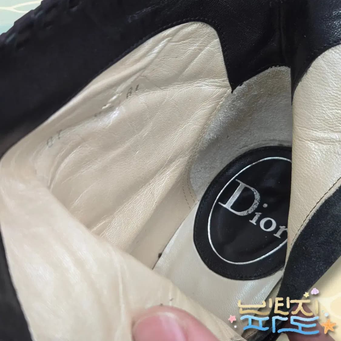 37 감정서O Dior 크리스찬디올 앵클부츠 상품이미지7