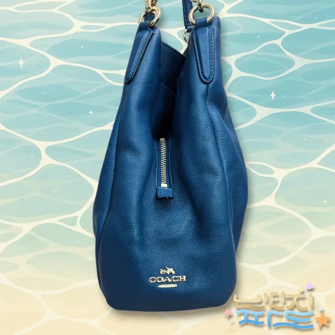 COACH 코치 포비 블루 숄더백 상품이미지2