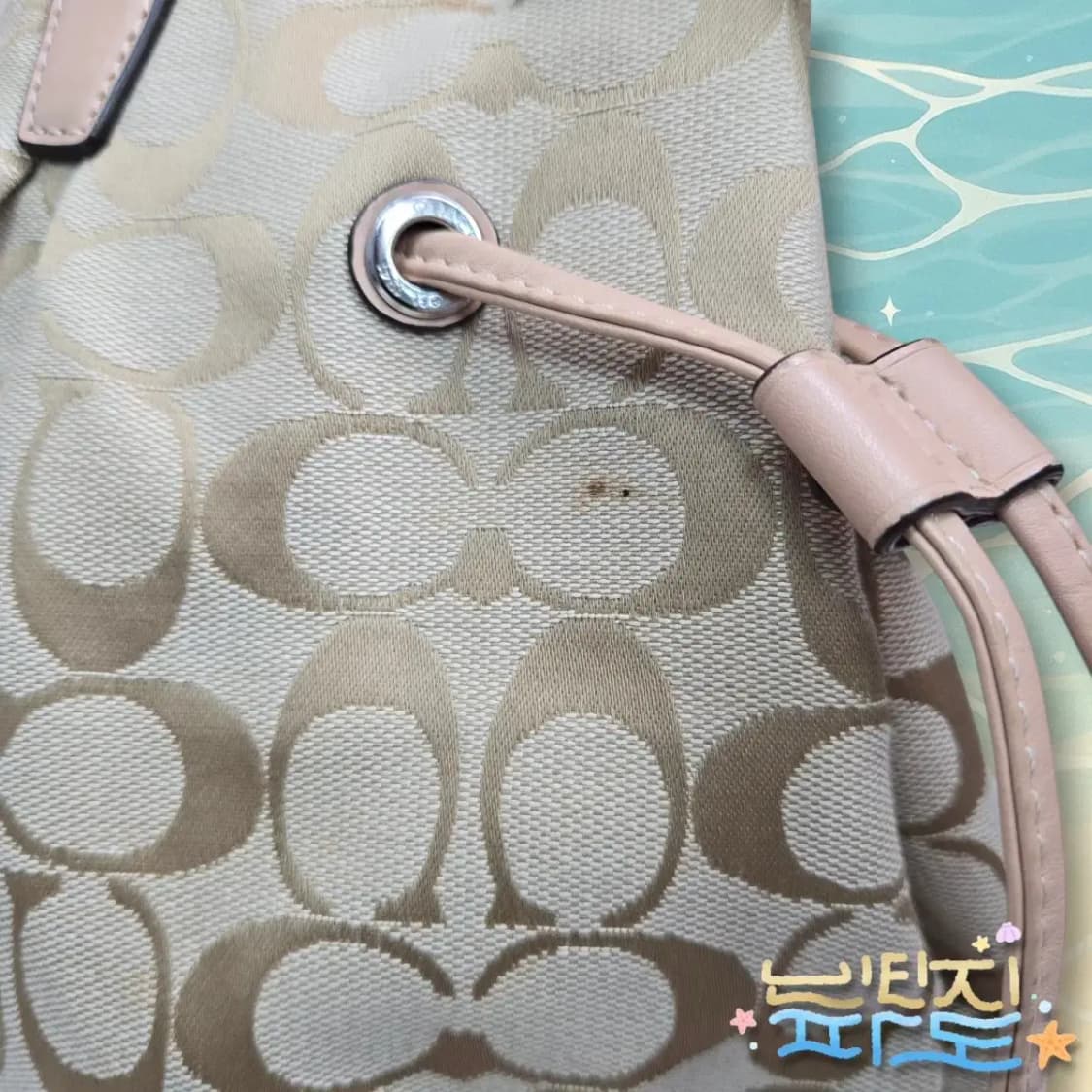 COACH 코치 시그니처 자가드 숄더백 상품이미지6