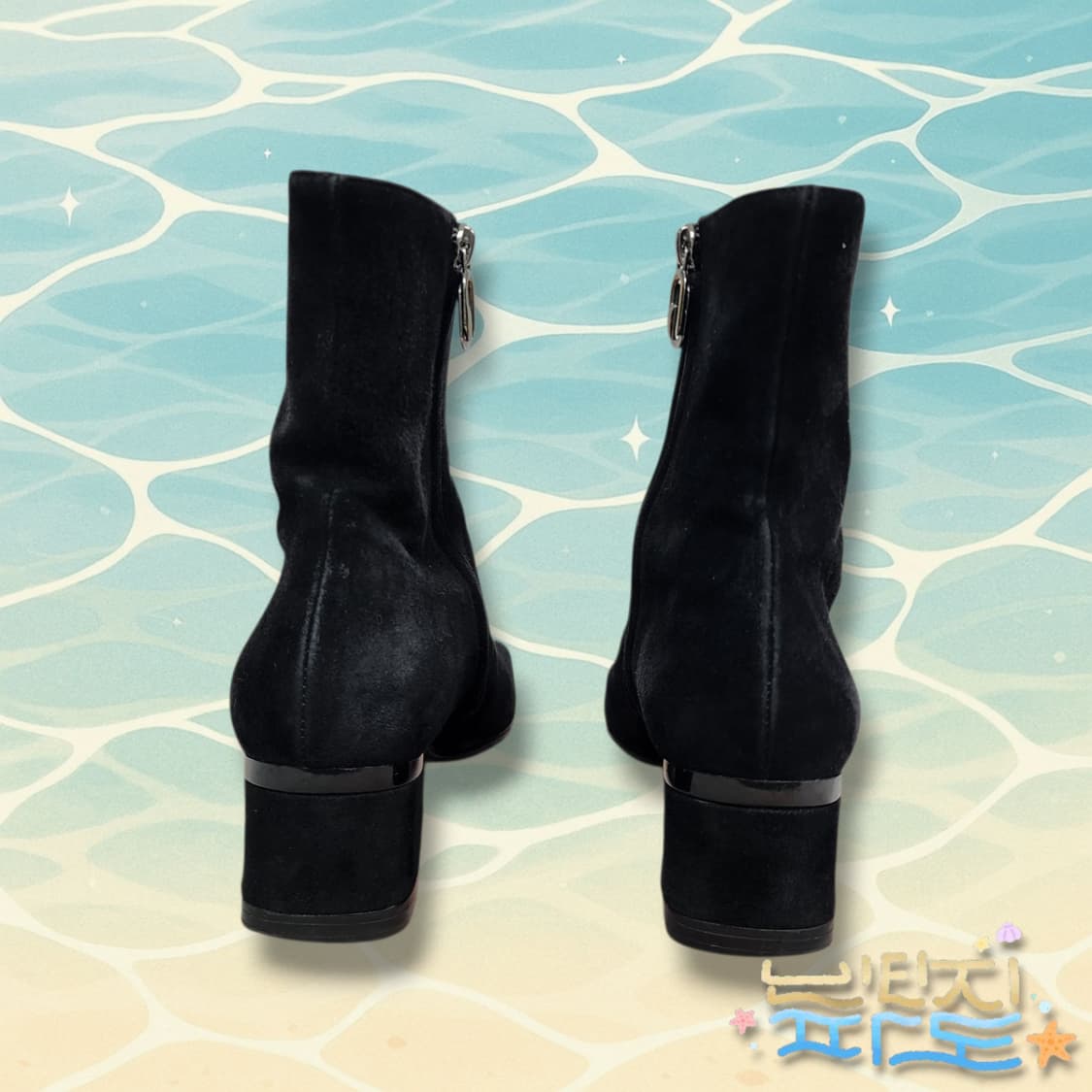 38C GUCCI 구찌 새틴앤 레더 스웨이드 앵클부츠 상품이미지5