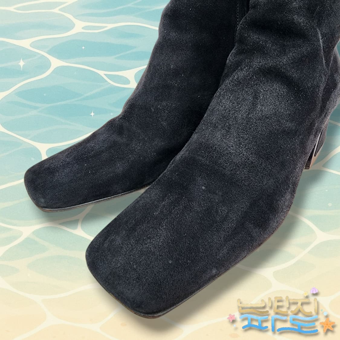 38C GUCCI 구찌 새틴앤 레더 스웨이드 앵클부츠 상품이미지6