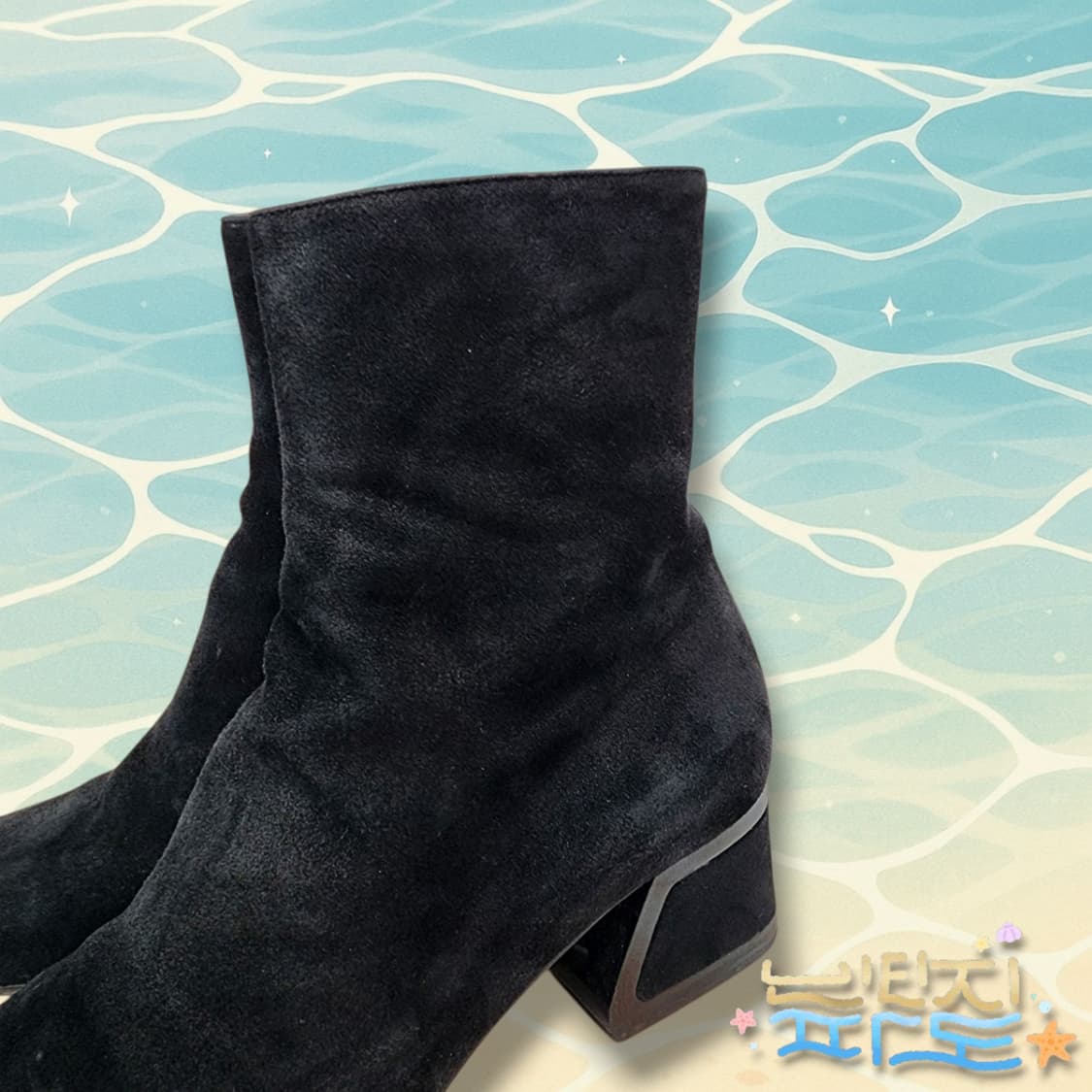 38C GUCCI 구찌 새틴앤 레더 스웨이드 앵클부츠 상품이미지7