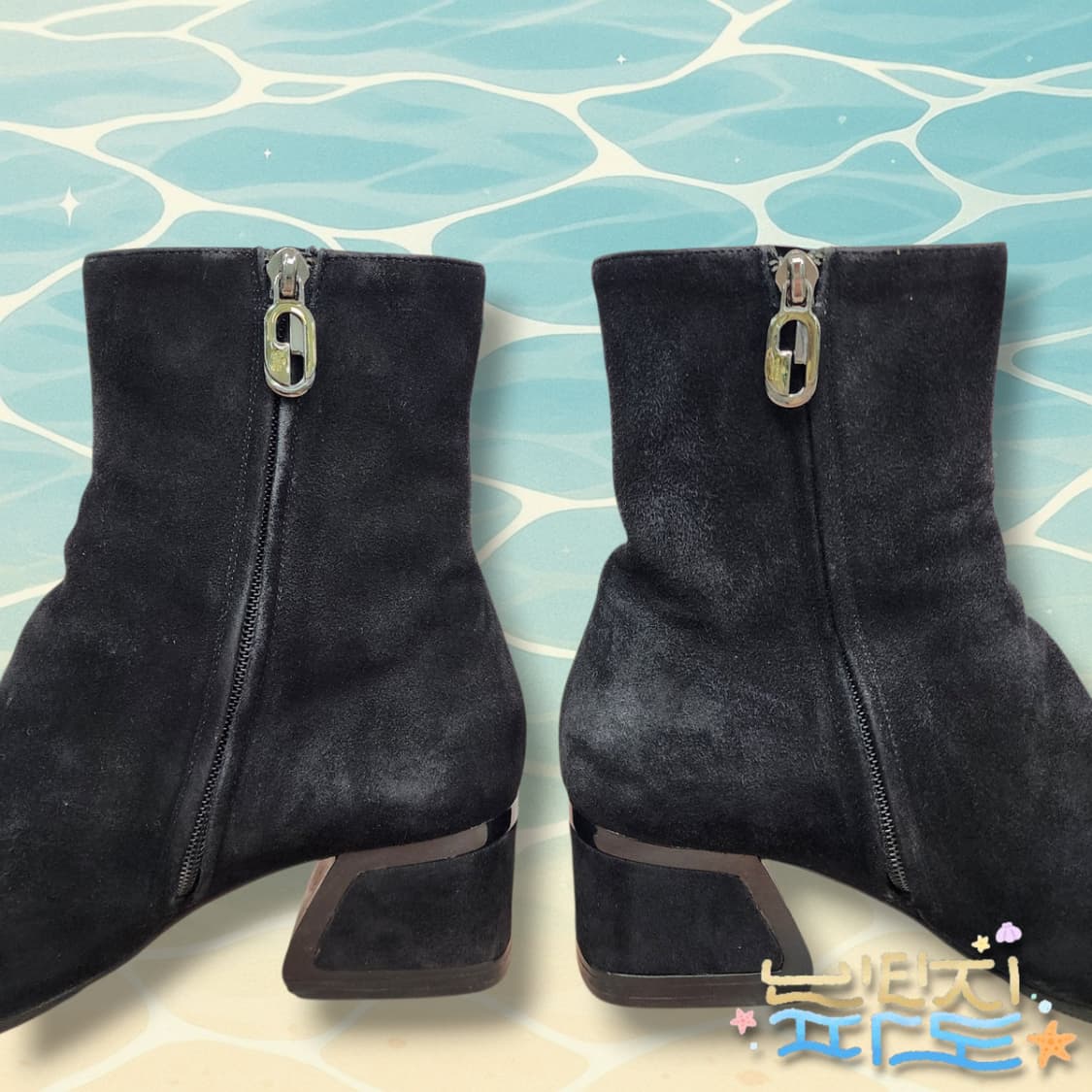 38C GUCCI 구찌 새틴앤 레더 스웨이드 앵클부츠 상품이미지8