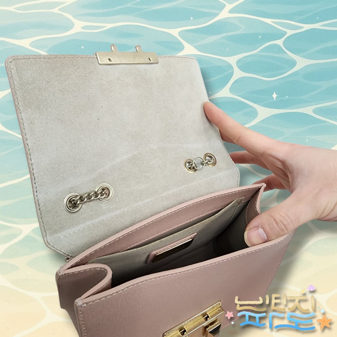 FURLA 훌라 벨라 미니 체인 크로스 토트백 상품이미지9