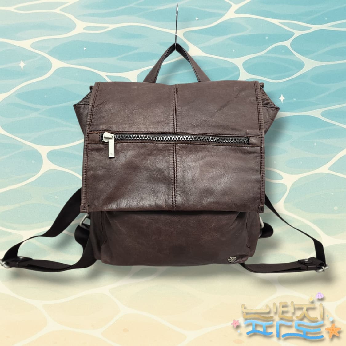 만다리나덕 졸리 풀그레인 가죽 백팩 상품이미지1