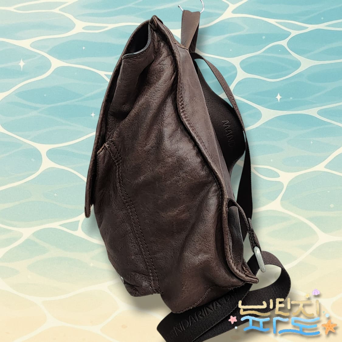 만다리나덕 졸리 풀그레인 가죽 백팩 상품이미지3