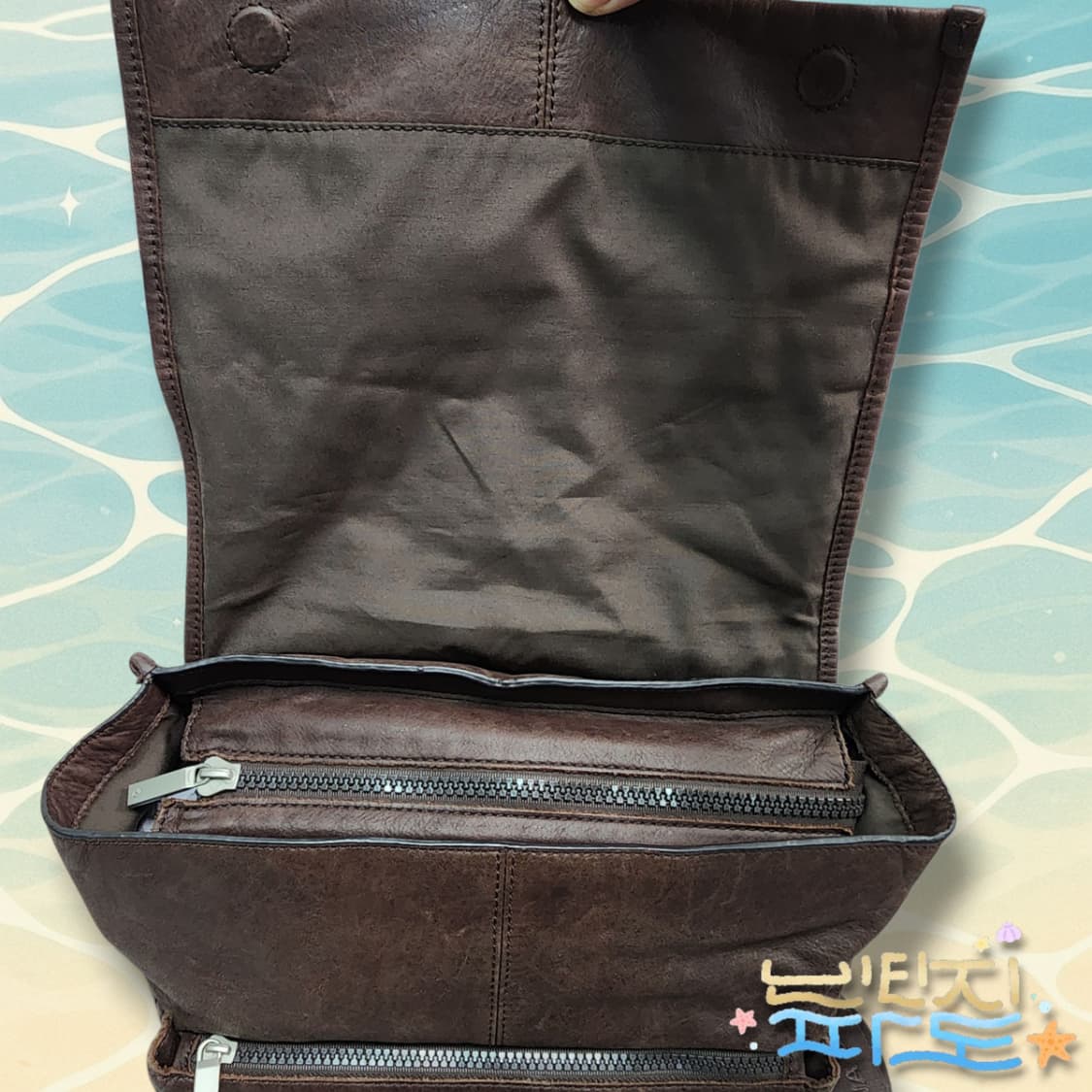 만다리나덕 졸리 풀그레인 가죽 백팩 상품이미지7