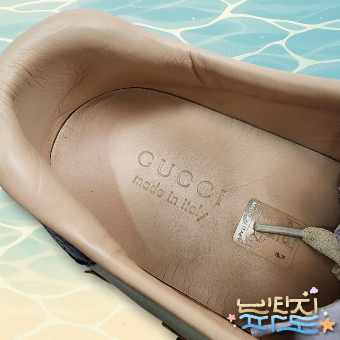 [7] 감정서O GUCCI 구찌 에이스 플레임 불꽃 스니커즈 상품이미지8