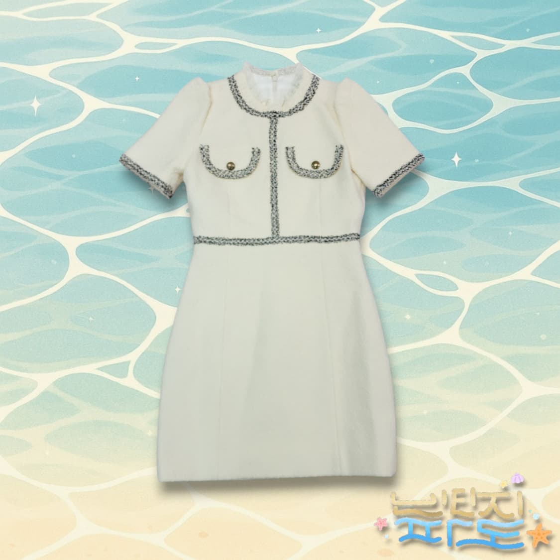 36 sandro 산드로 미니 트위드 원피스 상품이미지1