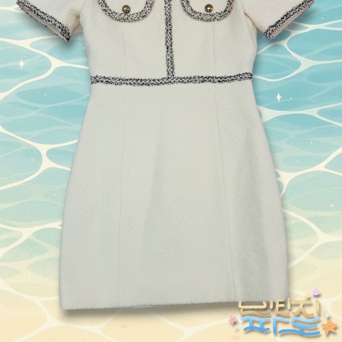 36 sandro 산드로 미니 트위드 원피스 상품이미지3