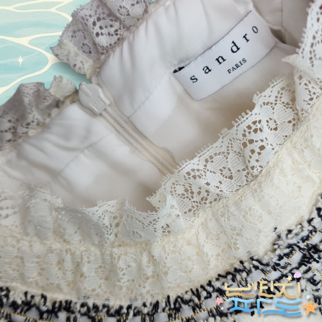 36 sandro 산드로 미니 트위드 원피스 상품이미지4