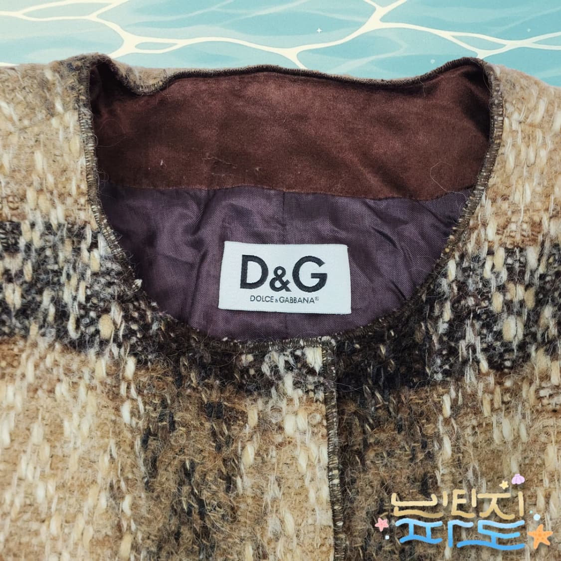 48 D&G 돌체앤가바나 울앙고라 트위드 코트 상품이미지5