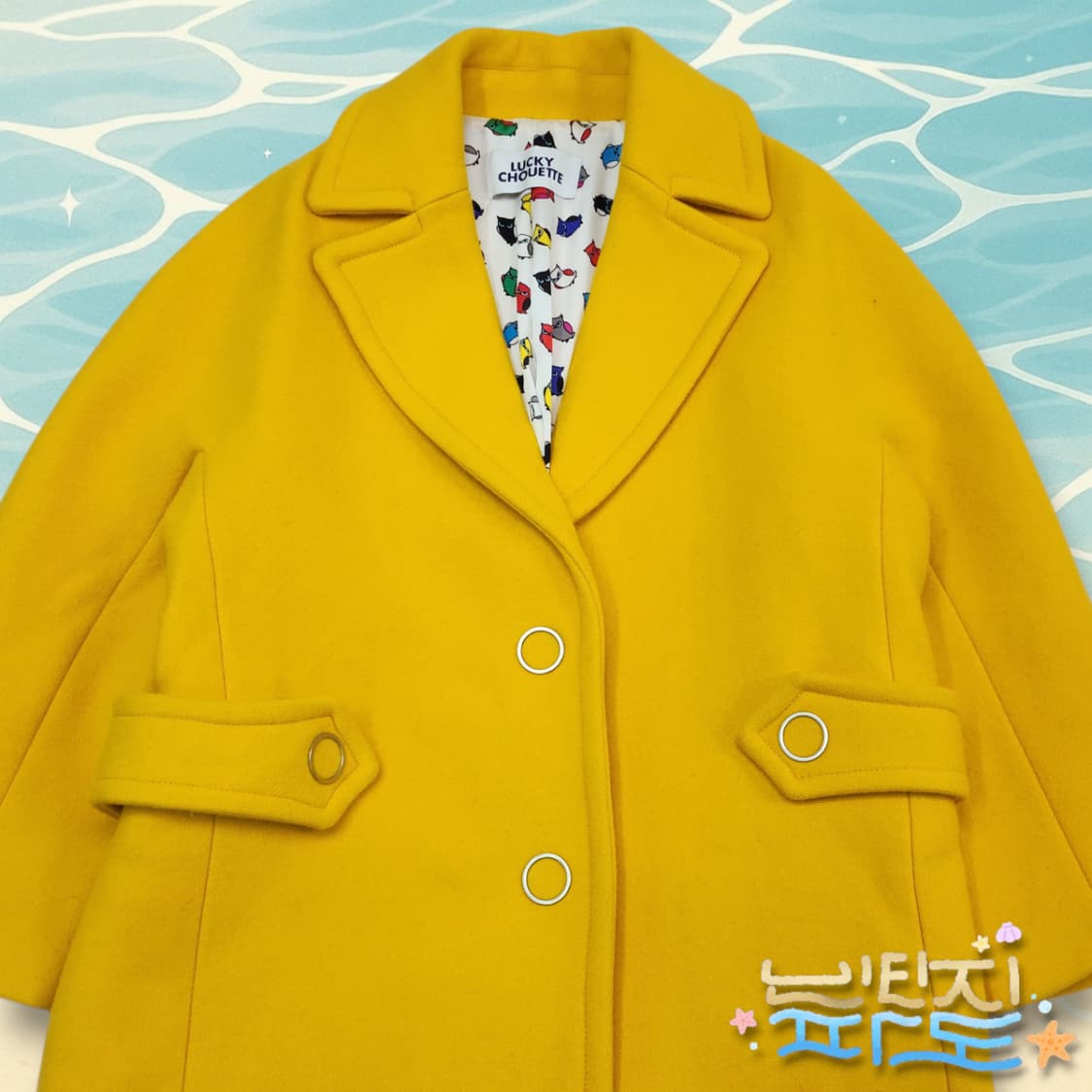 36 럭키슈에뜨 오버사이즈 울 코트 상품이미지2