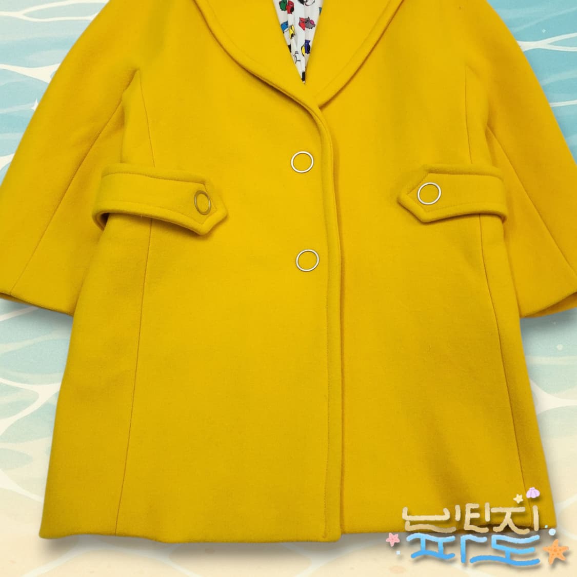 36 럭키슈에뜨 오버사이즈 울 코트 상품이미지3