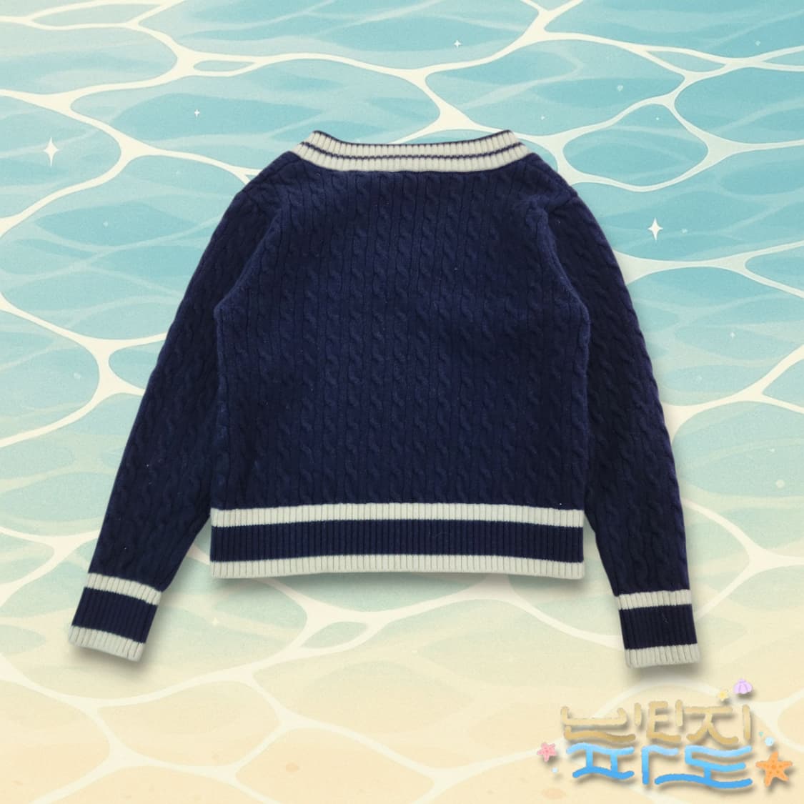 S 마리떼 프랑소와 저버 브이넥 케이블니트 상품이미지6