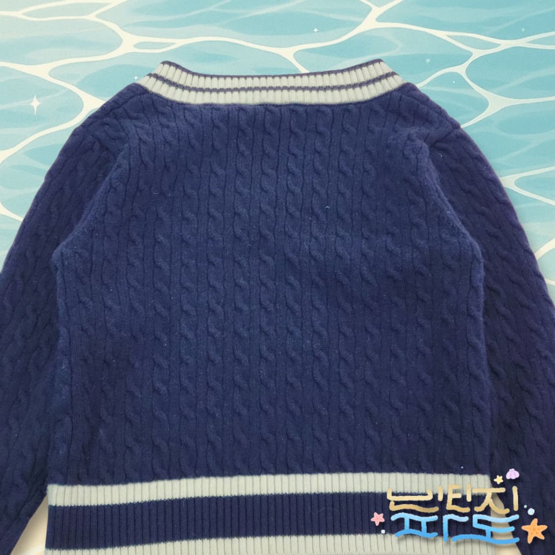 S 마리떼 프랑소와 저버 브이넥 케이블니트 상품이미지7