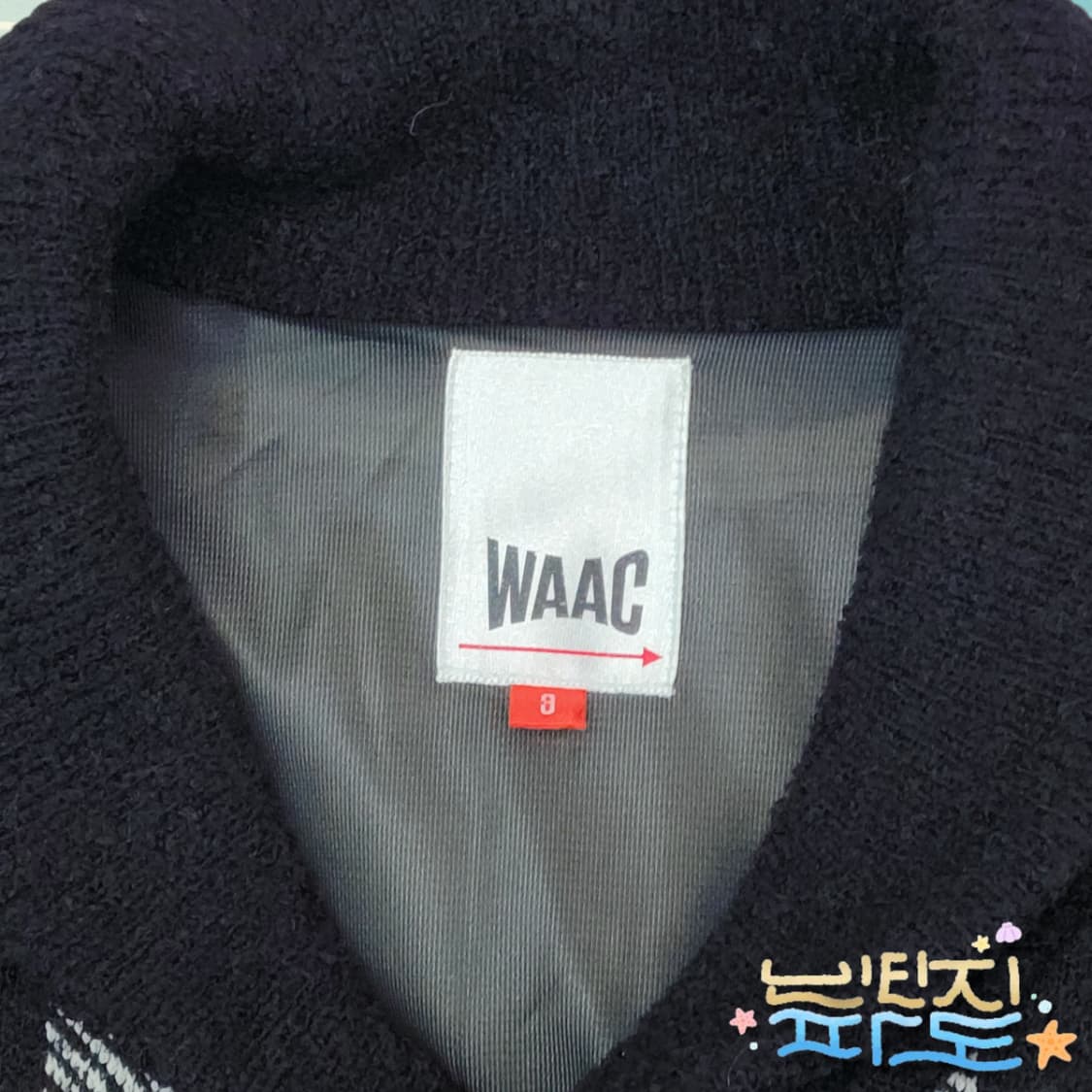 100 WAAC 왁 골프 울 니트 집업조끼 상품이미지4