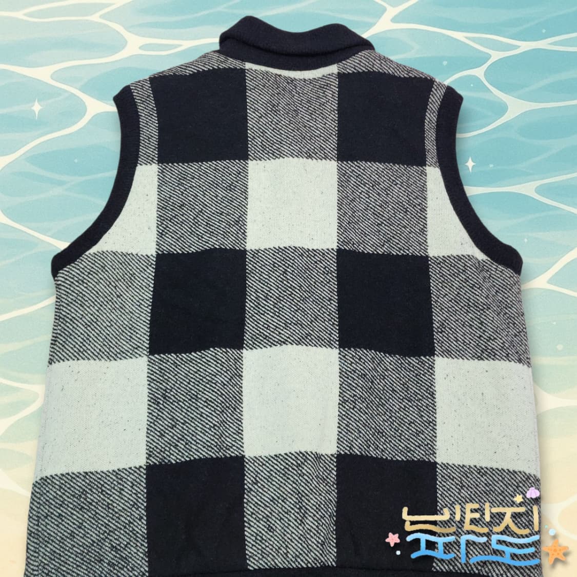 100 WAAC 왁 골프 울 니트 집업조끼 상품이미지6