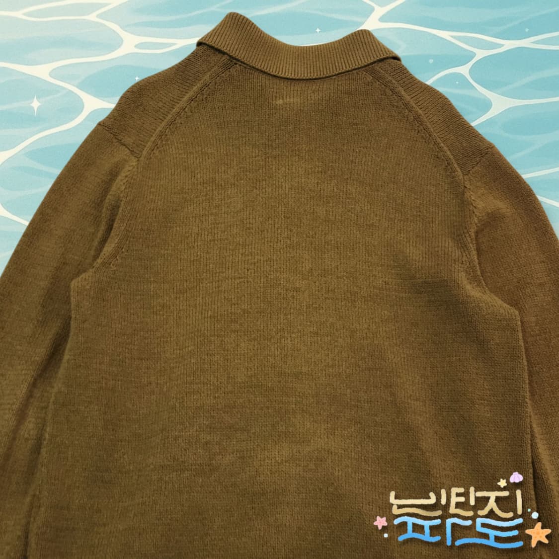 M 코스 릴렉스드핏 코튼 카라 니트 가디건 상품이미지7