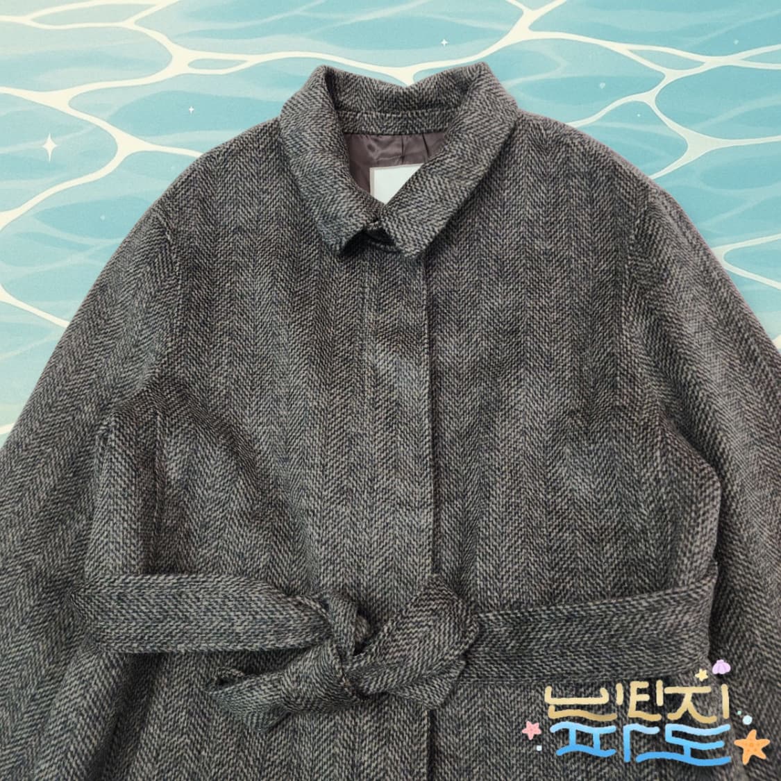 F 새제품 슬로우무드 울알파카 코트 상품이미지2