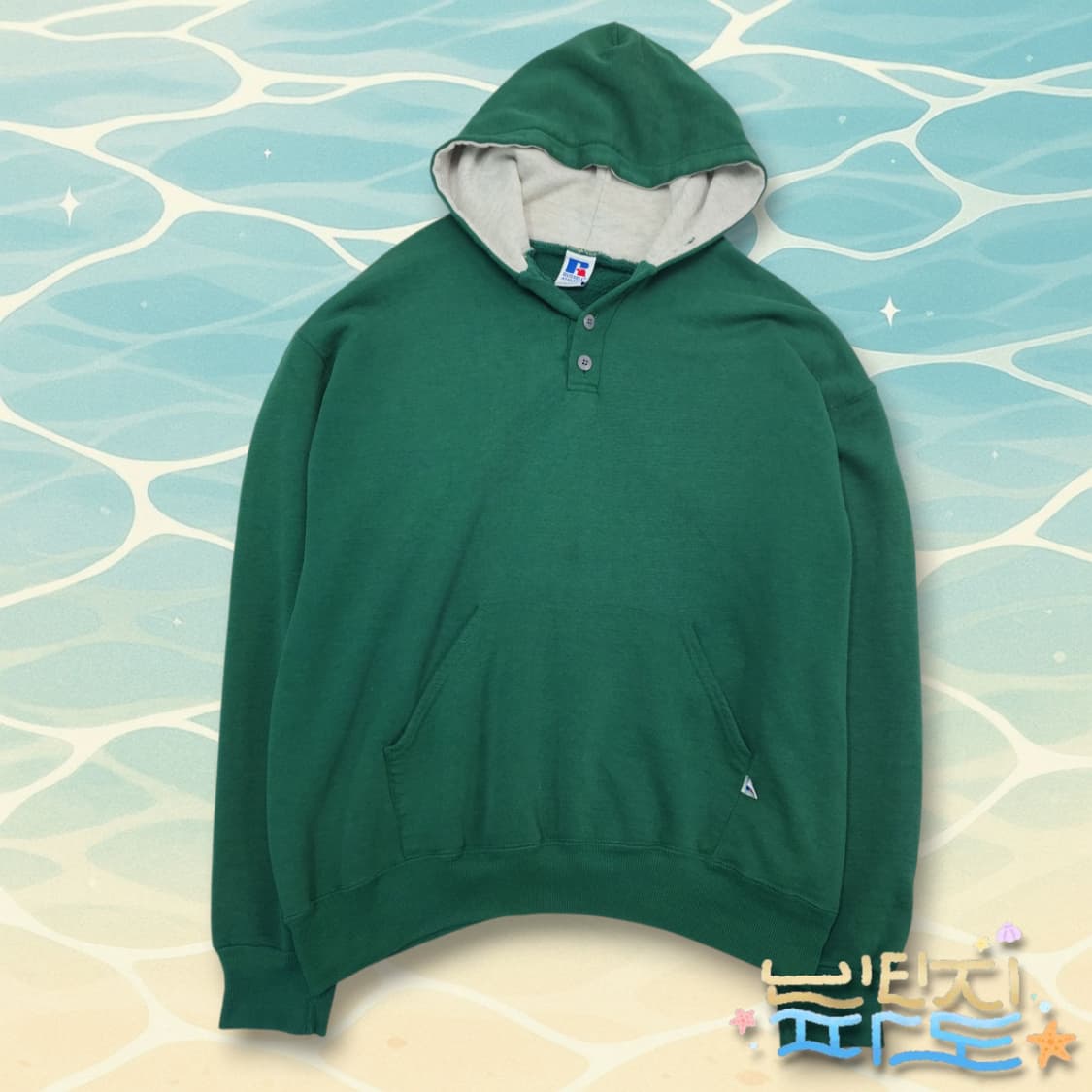 XL 90S USA 러셀 빈티지 어센틱 후드 상품이미지1