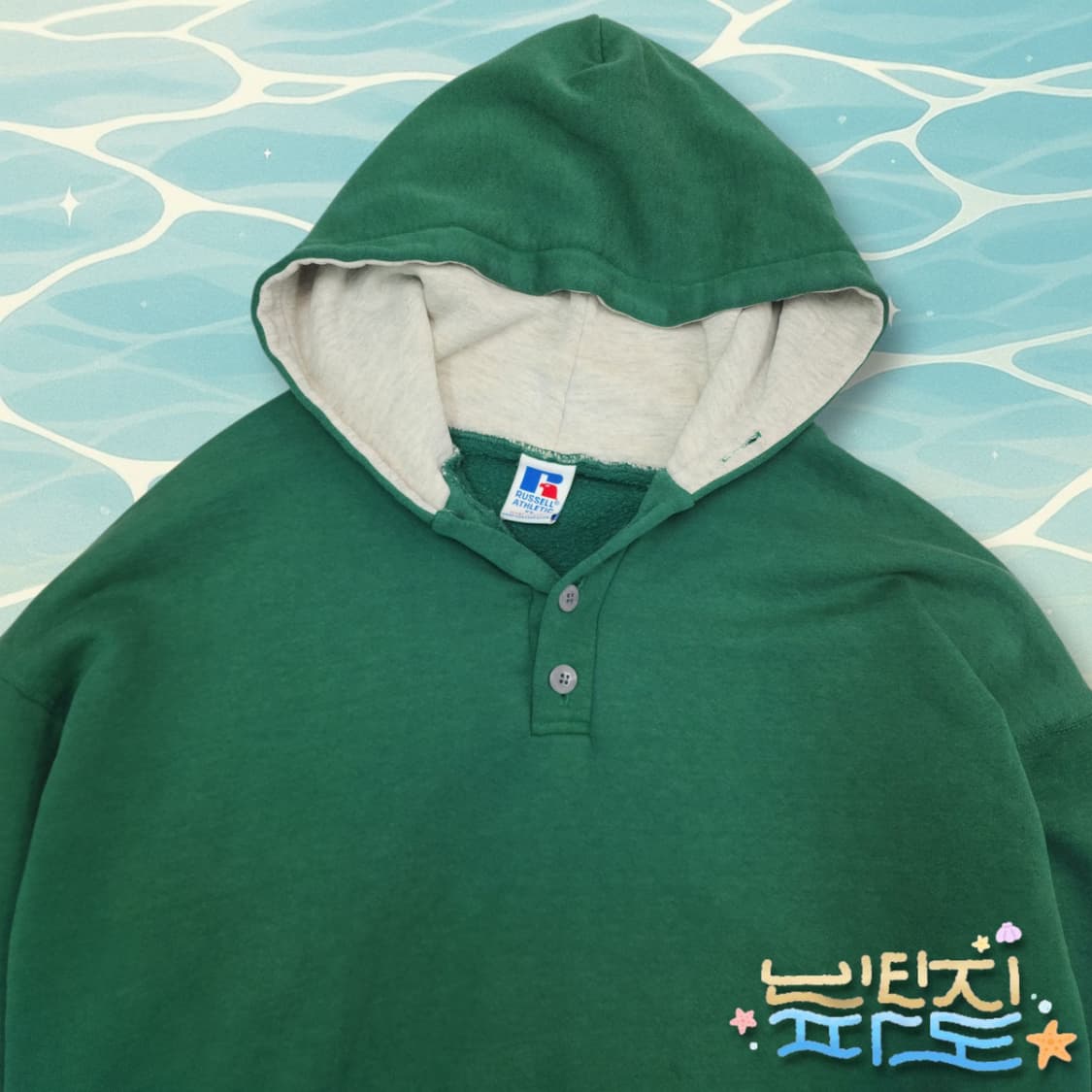 XL 90S USA 러셀 빈티지 어센틱 후드 상품이미지2