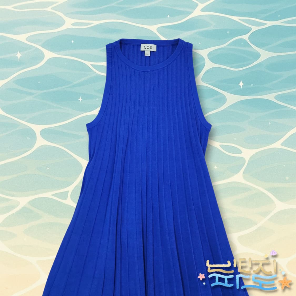 M COS 코스 플리츠 A라인 미니드레스 상품이미지2