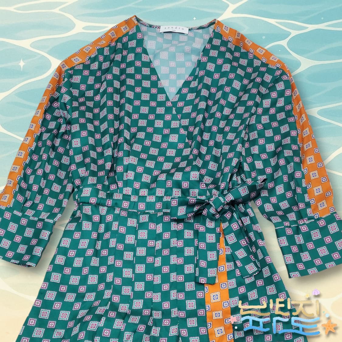 1 SANDRO 산드로 실크 맥시 롱원피스 상품이미지2