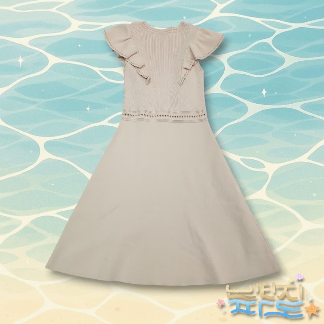 36 SANDRO 산드로 ILLA 스터드 니트 원피스 상품이미지5