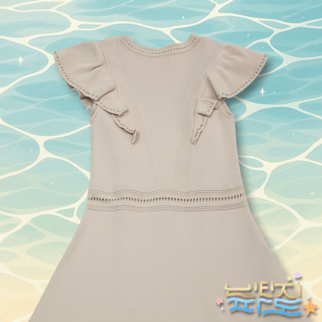 36 SANDRO 산드로 ILLA 스터드 니트 원피스 상품이미지6