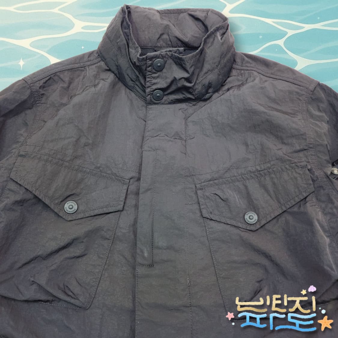 100 내셔널지오그래픽 와펜 나일론 유틸리티 자켓 상품이미지2