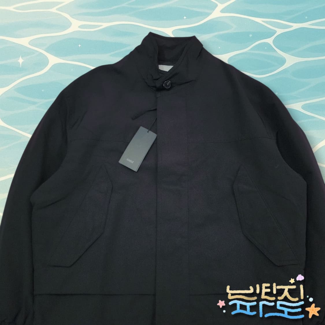 100 새제품 앤드지 솔옴맛 포켓 점퍼 상품이미지2