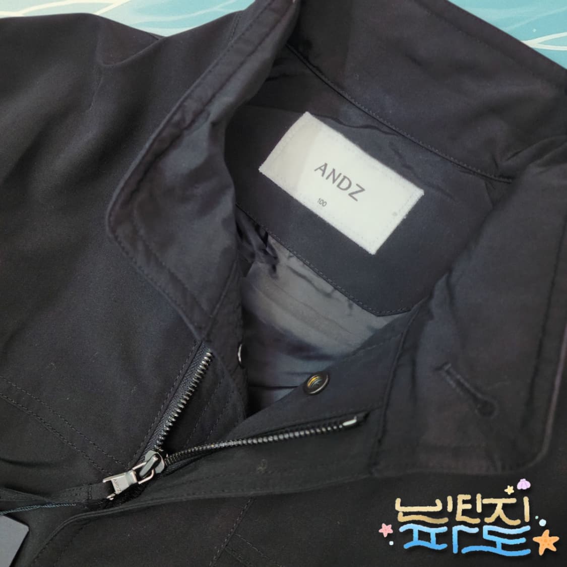 100 새제품 앤드지 솔옴맛 포켓 점퍼 상품이미지4