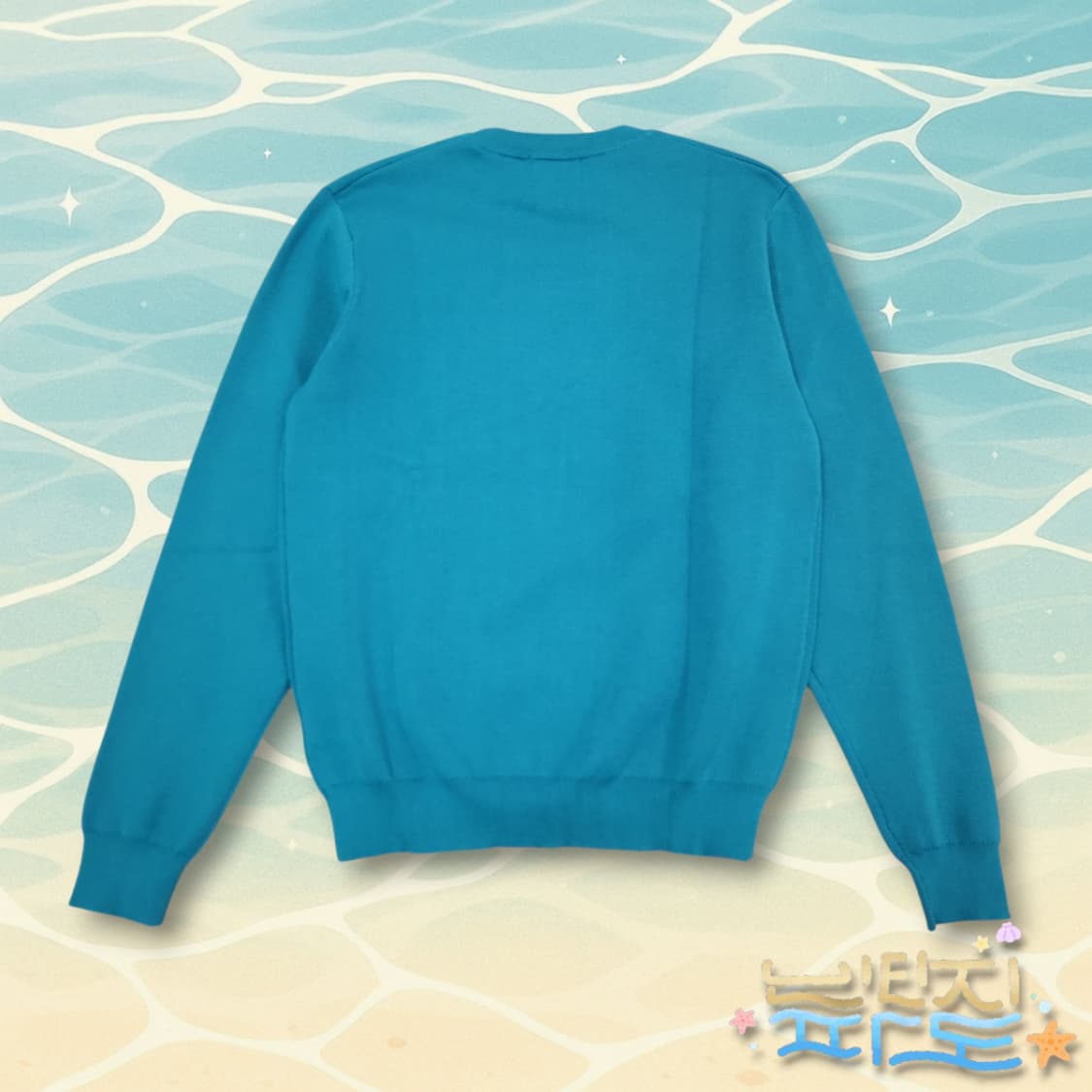 95 새제품 앤드지 터키색 라운드 니트 상품이미지6