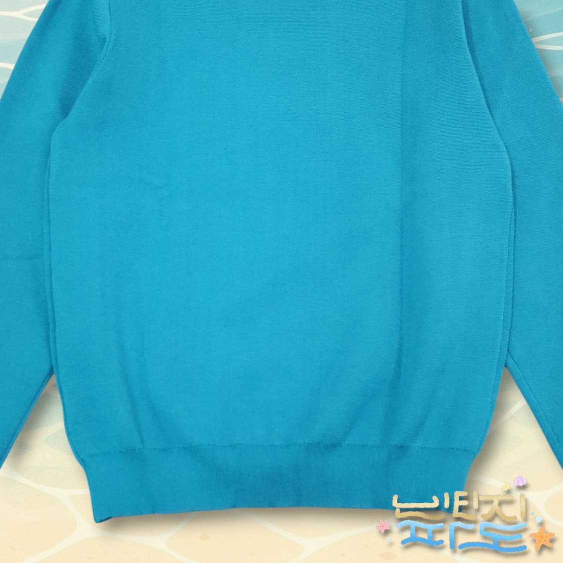 95 새제품 앤드지 터키색 라운드 니트 상품이미지8