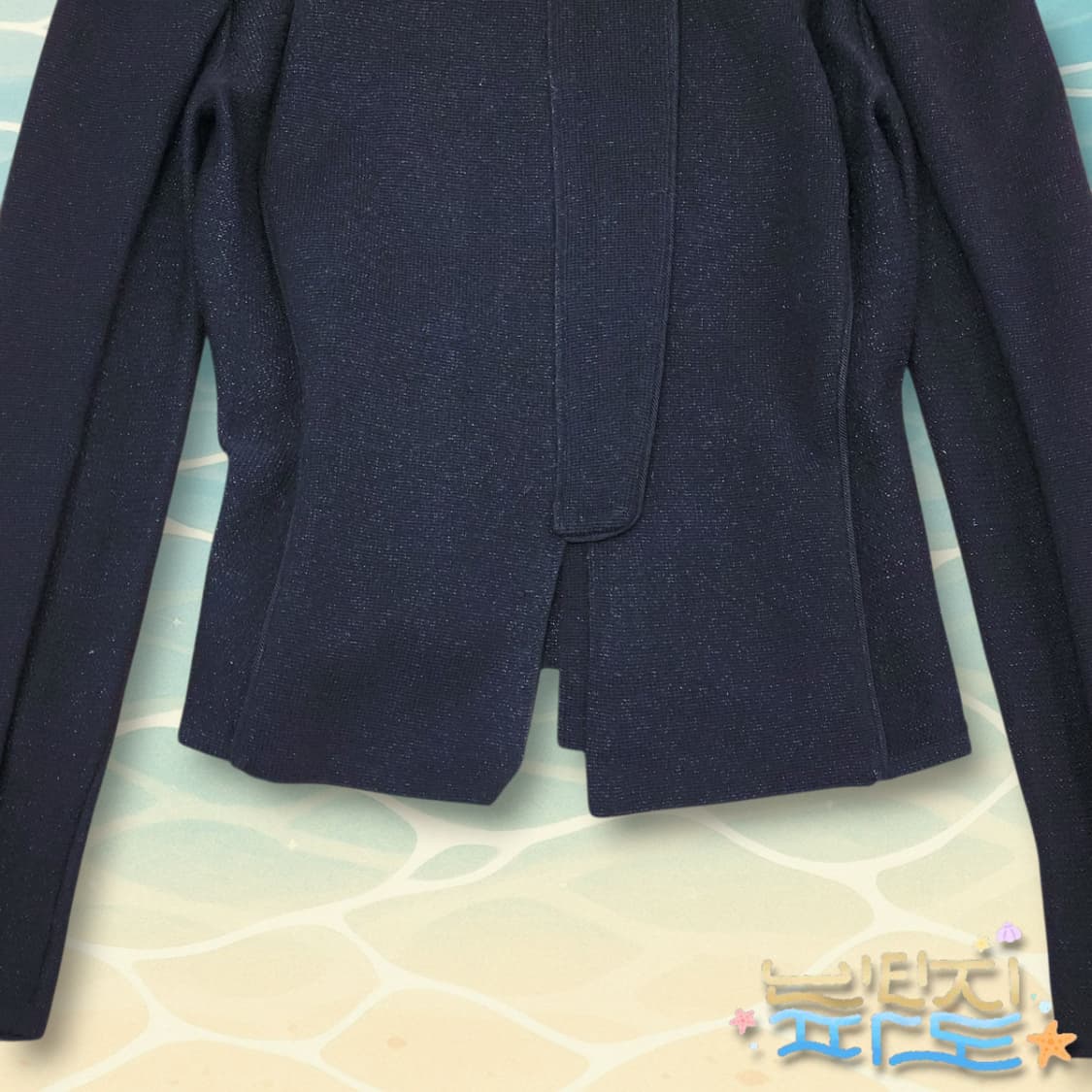 90 TIME 타임 모직 트위드 니트 자켓 상품이미지3