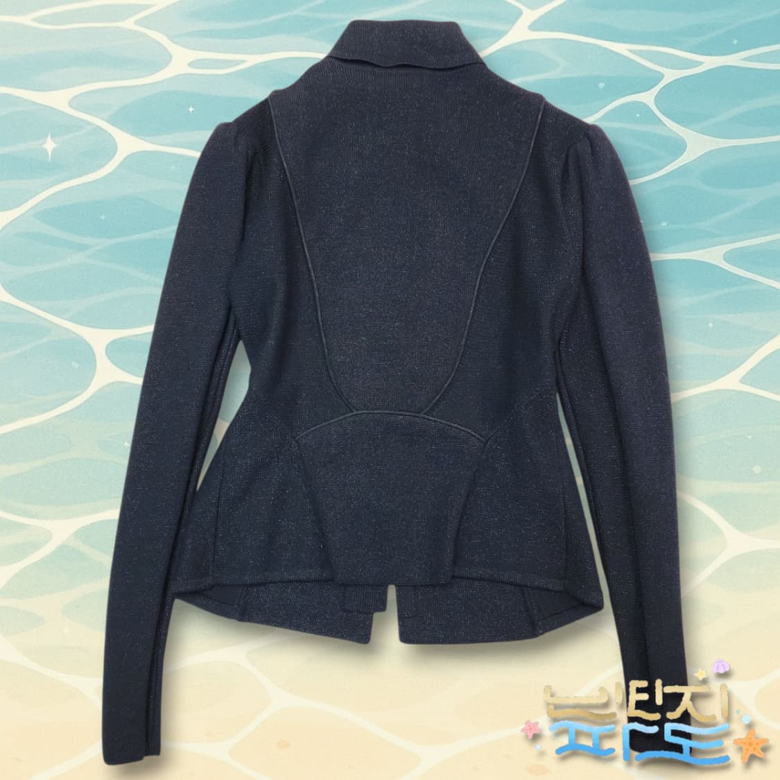 90 TIME 타임 모직 트위드 니트 자켓 상품이미지5