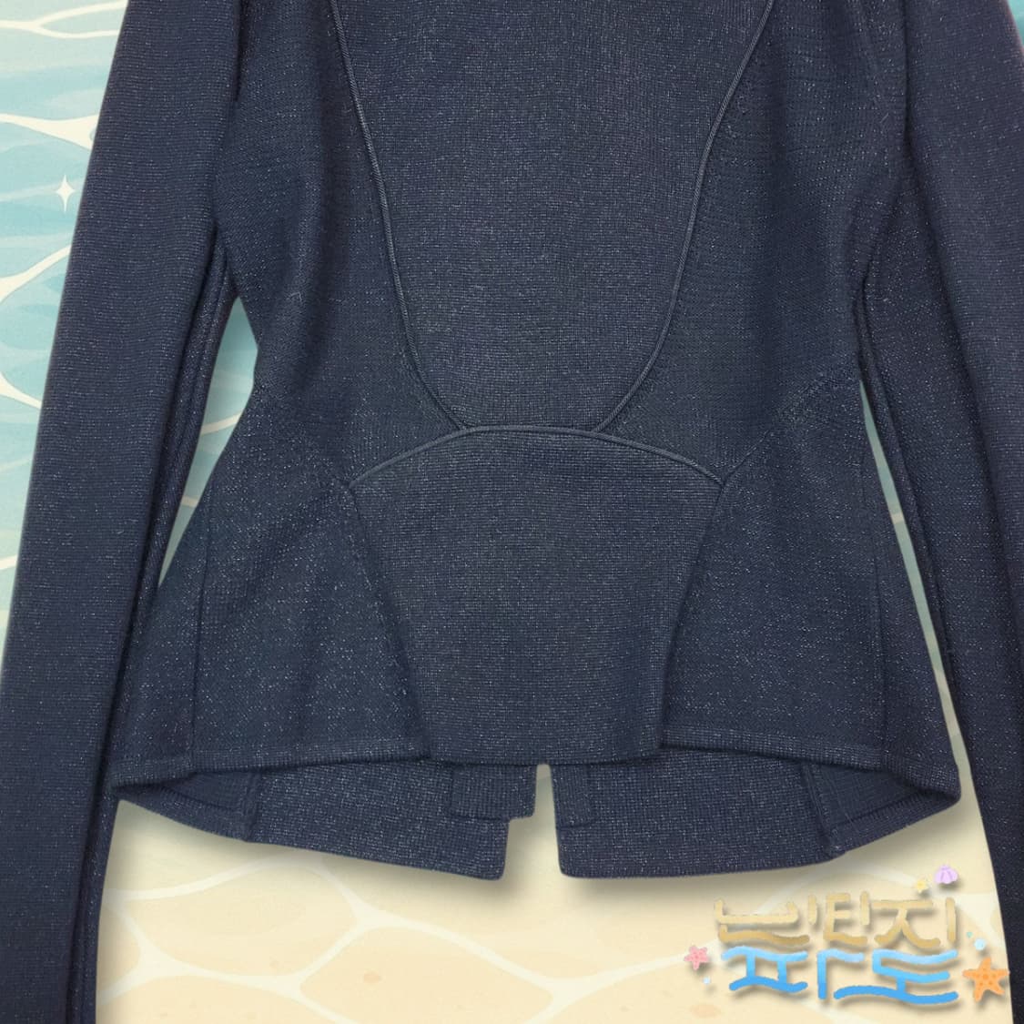 90 TIME 타임 모직 트위드 니트 자켓 상품이미지7