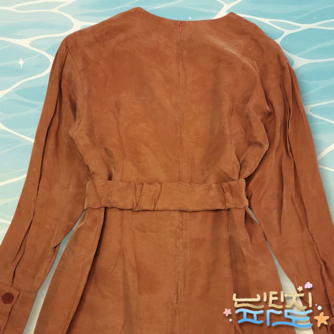 90 마땡킴 스퀘어드 벨트 드레스 원피스 상품이미지8