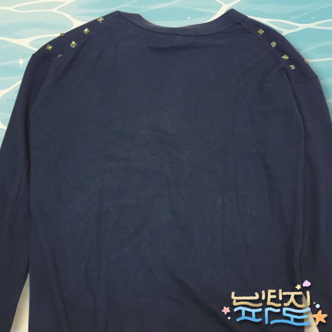 S 쥬시꾸뛰르 큐빅 패턴 가디건 상품이미지7