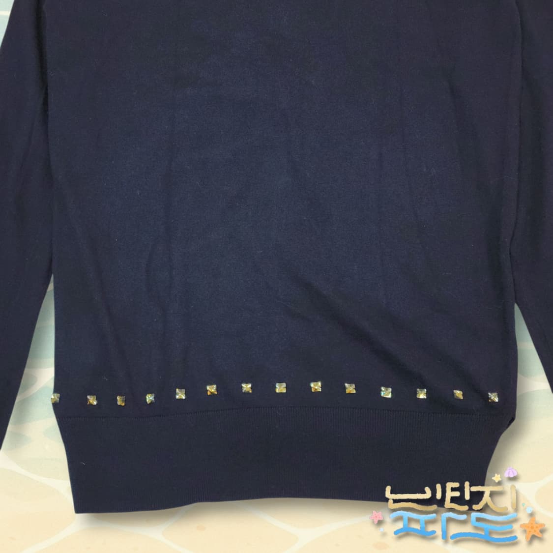 S 쥬시꾸뛰르 큐빅 패턴 가디건 상품이미지8