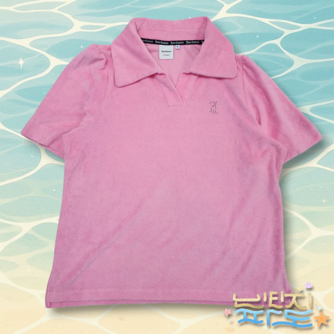 66 쥬시꾸뛰르 테리 반팔 반바지셋업 상품이미지2