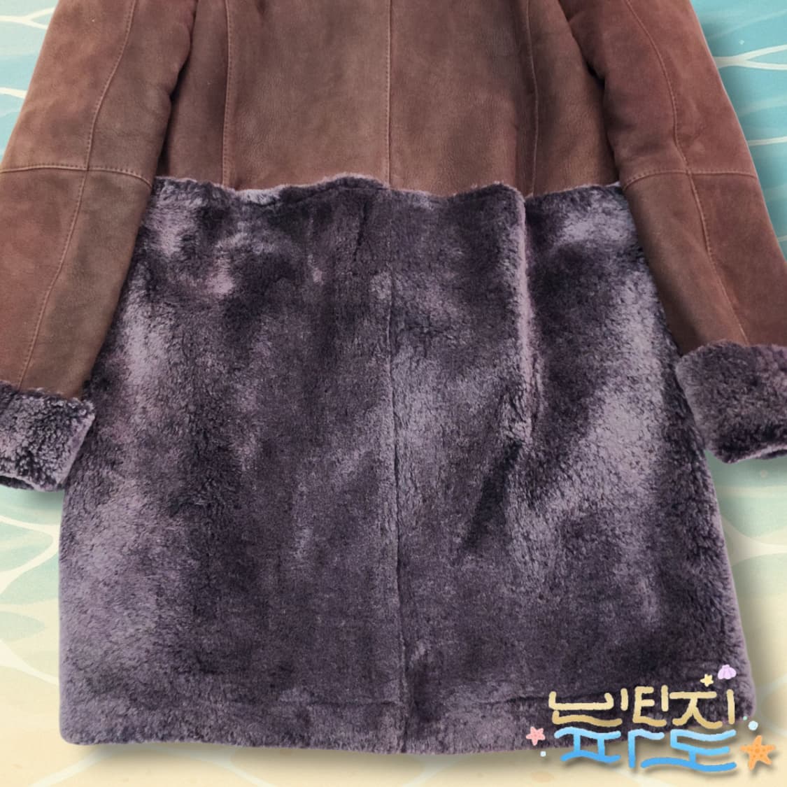 55 ROBO 로보 양가죽 무스탕 후드 코트 상품이미지8