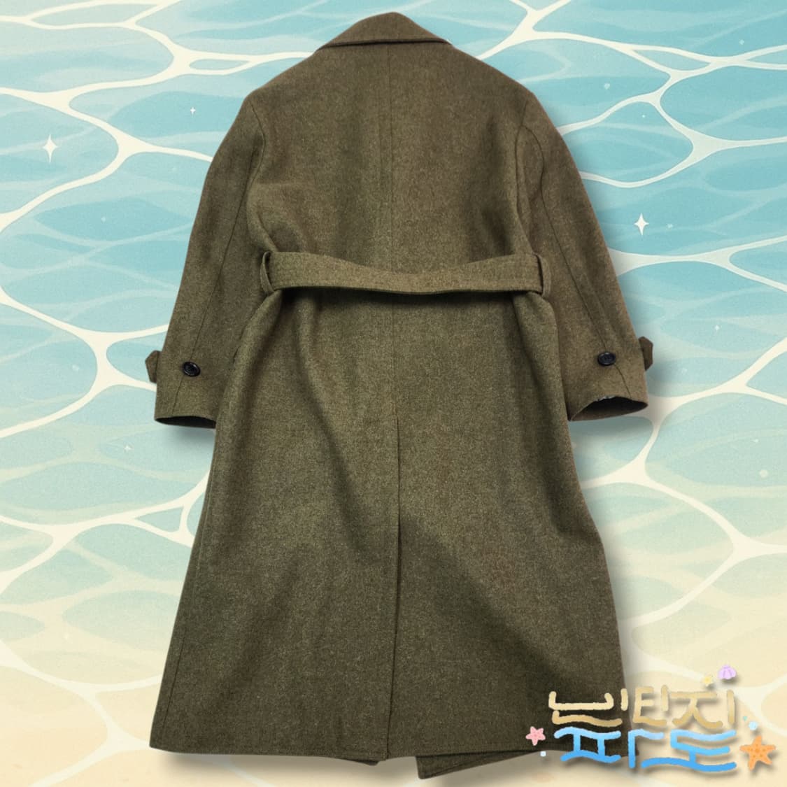 S 새제품 앤더슨벨 마티아 밀리터리 로브 코트 상품이미지5